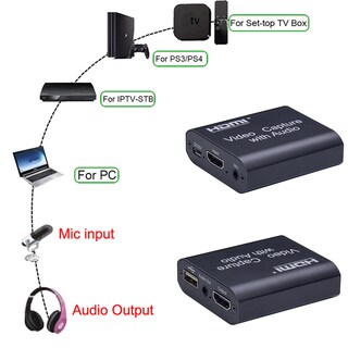 Foto 2 | Foto 2 | Tarjeta De Captura De Vídeo 4k Con Salida De Audio Hdmi Usb Uvc Uac - Venta Internacional.
