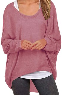Foto 7 | Foto 7 | Jersey Holgado Uget De Gran Tamaño Con Mangas De Murciélago Para Mujer - Venta Internacional.