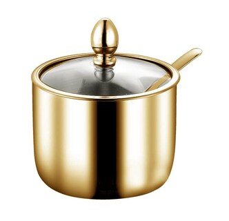 Foto 1 | Foto 1 | Tarro De Especias En Tarro De Especias Para Almacenar Mozacona Color Dorado - Venta Internacional.