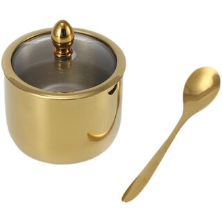 Foto 4 | Foto 4 | Tarro De Especias En Tarro De Especias Para Almacenar Mozacona Color Dorado - Venta Internacional.