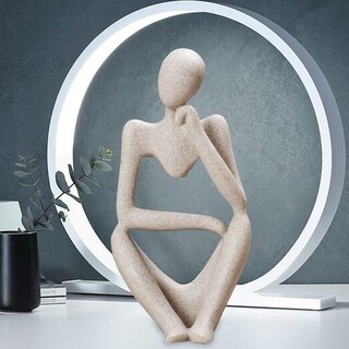 Foto 3 | Foto 3 | Escultura Donifne Thinker Piedra Arenisca Resina Estilo Abstracto - Venta Internacional.