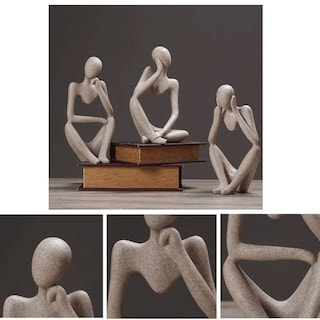 Foto 5 | Foto 5 | Escultura Donifne Thinker  Piedra Arenisca  Resina  Estilo Abstracto - Venta Internacional.