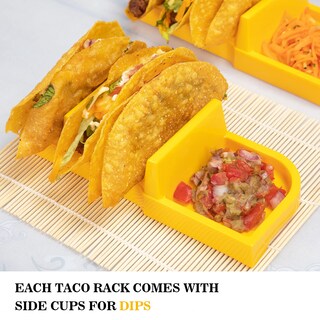 Foto 2 | Foto 2 | Juego De Soportes Para Tacos Oofaybill Para 3 Tacos Con Divisor  4 Unidades - Venta Internacional.