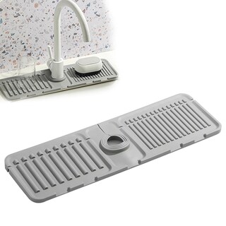 Foto 1 | Foto 1 | Alfombrilla De Silicona Loota Absorbente 2x1 Para Fregadero De Cocina (gris) - Venta Internacional.