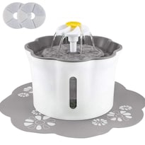 Fuente De Agua Para Mascotas Cidbest De 2 6 Litros Con Tapete De Silicona Y Filtros - Venta Internacional.