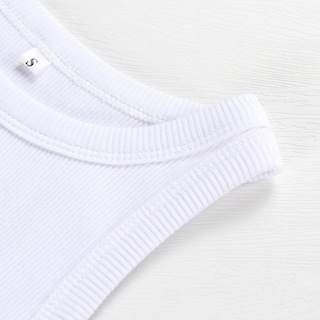 Foto 4 | Foto 4 | Camiseta Sin Mangas Artfish De Punto Acanalado Con Cuello Alto Sin Mangas Para Mujer - Venta Internacional.