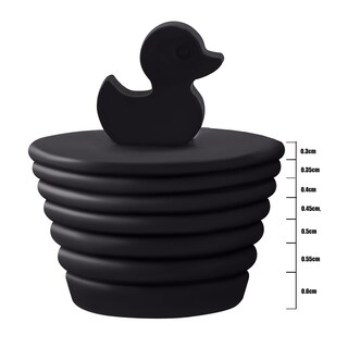 Foto 2 | Foto 2 | Tapón De Bañera Universal Xxldzsw 2 Unidades Negro Y Gris - Venta Internacional.
