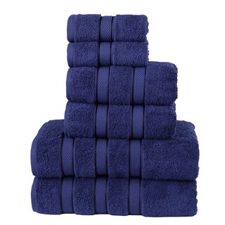 Foto 1 | Foto 1 | Juego De Toallas Melatolia Luxury Navy 6 Piezas Algodón Turco 600 G/m² - Venta Internacional.