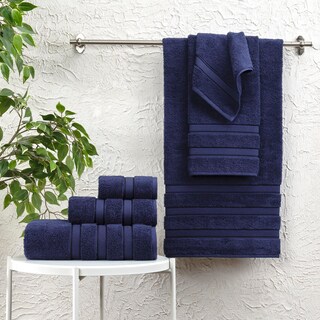 Foto 2 | Foto 2 | Juego De Toallas Melatolia Luxury Navy 6 Piezas Algodón Turco 600 G/m² - Venta Internacional.
