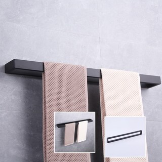 Foto 5 | Foto 5 | Toallero De Baño Gerzwy De Acero Inoxidable 60 Cm Negro Mate - Venta Internacional.