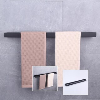 Foto 7 | Foto 7 | Toallero De Baño Gerzwy De Acero Inoxidable 60 Cm Negro Mate - Venta Internacional.