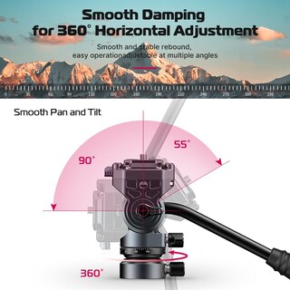 Foto 4 | Foto 4 | Cabezal Fluido De Vídeo Ulanzi F38 Para Cámara Con Trípode De Carga De 3 Kg - Venta Internacional.