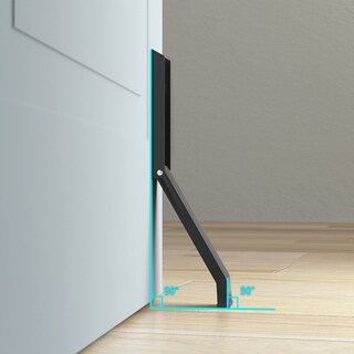 Foto 6 | Foto 6 | Tapón De Puerta Aglaiprty Sin Taladrar Negro 1 Unidad - Venta Internacional.