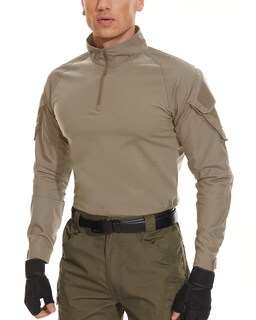 Foto 5 | Foto 5 | Camiseta Magcomsen Manga Larga Para Hombre Caqui - Venta Internacional.