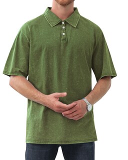 Foto 3 | Foto 3 | Polo Pwebusiness De Algodón Lavado Desgastado Para Hombre - Venta Internacional.