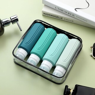 Foto 7 | Foto 7 | Botellas De Viaje Mrsdry De 180 Ml Para Artículos De Tocador Con Bolsa De Aseo (paquete De 4) - Venta Internacional.