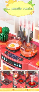Foto 3 | Foto 3 | Juguete De Cocina De 95 Cm Con 73 Unidades De Luces En Aerosol - Venta Internacional.