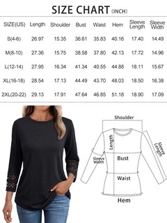 Foto 6 | Foto 6 | Blusa Automet Para Mujer Cuello Redondo Manga 3/4 Encaje Azul Oscuro Talla M - Venta Internacional.