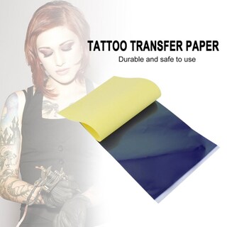 Foto 2 | Foto 2 | Papel De Transferencia De Tatuajes Amarillo Y Azul 290x210x0.5 Mm - Venta Internacional.