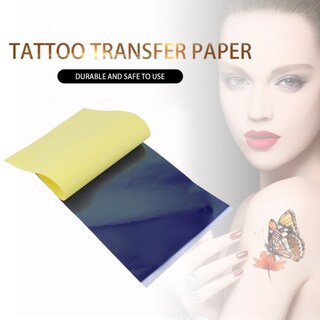Foto 3 | Foto 3 | Papel De Transferencia De Tatuajes Amarillo Y Azul 290x210x0.5 Mm - Venta Internacional.