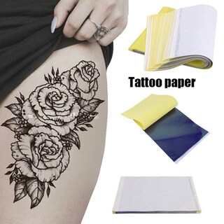 Foto 6 | Foto 6 | Papel De Transferencia De Tatuajes Amarillo Y Azul 290x210x0.5 Mm - Venta Internacional.