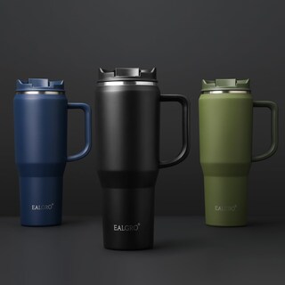 Foto 5 | Foto 5 | Jarra Para Botella De Agua Ealgro  Aislante  1 2 L  Con Pajita Y Asa  Color Negro - Venta Internacional.