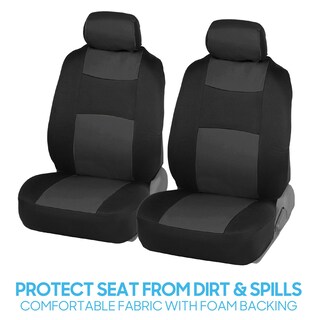 Foto 3 | Foto 3 | Juego Completo De Fundas Para Asientos De Coche Bdk Polypro Color Carbón Sobre Negro - Venta Internacional.