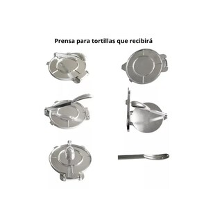 Foto 2 | Foto 2 | Prensa Para Tortillas De Cocina Acero Inoxidable 20 Cm De Diámetro - Venta Internacional.
