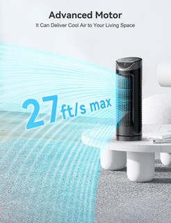 Foto 4 | Foto 4 | Ventilador De Torre Sin Aspas Vck De 13 Pulgadas Y 9 Velocidades Con Temporizador Remoto De 8 Horas - Venta Internacional.