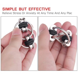 Foto 4 | Foto 4 | La Cadena Fidget Toy Caleqi Flippy Chain Alivia El Estrés Y Reduce El Estrés - Venta Internacional.