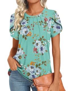Foto 1 | Foto 1 | Camiseta Túnica Addtoo 2025 Casual De Verano De Manga Corta Para Mujer - Venta Internacional.
