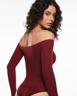 Foto 3 | Foto 3 | Top Inlyric De Manga Larga Con Hombros Descubiertos E Increíblemente Suave Para Mujer - Venta Internacional.