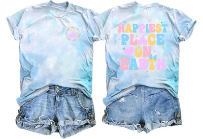 Foto 1 | Foto 1 | Camiseta Eatbook Magical Happiest Place On Earth Para Mujer - Venta Internacional.