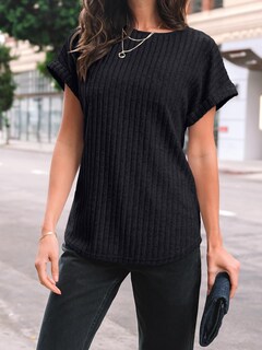 Foto 5 | Foto 5 | Jersey Tipo Túnica Automet Para Mujer De Verano Manga Corta Talla S Color Negro - Venta Internacional.