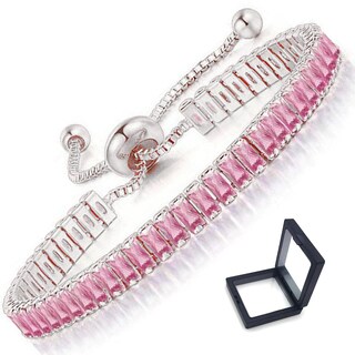 Foto 1 | Foto 1 | Pulsera De Tenis Xinpowwo Chapada En Oro De 18 Quilates Con Circonitas Cúbicas - Venta Internacional.
