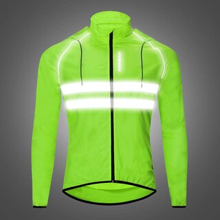 Foto 4 | Foto 4 | Chaqueta De Ciclismo Wosawe Packable Windbreaker Green Xxxl - Venta Internacional.