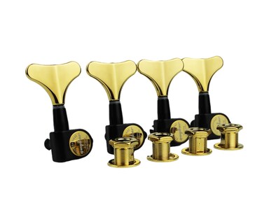 Foto 1 | Foto 1 | Sintonizadores De Bajo Guyker Con Relación 1:17 Sellados Para Bajo Eléctrico Color Negro Y Dorado - Venta Internacional.