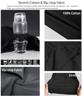 Foto 6 | Foto 6 | Camisa Táctica De Combate Carwornic De Manga Larga Con Cremallera 1/4 Para Hombre - Venta Internacional.
