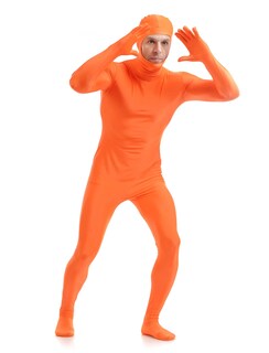 Foto 5 | Foto 5 | Disfraz Athx De Elastano Abierto Para Halloween Naranja - Venta Internacional.