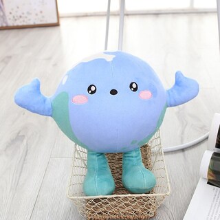 Foto 5 | Foto 5 | Peluche Earth Planet Para Niños De 0 A 11 Años Con Relleno De Algodón Pp - Venta Internacional.