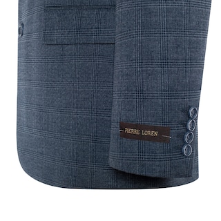 Foto 4 | Foto 4 | Chaqueta Deportiva Teemlanny Classic Fit Con Solapa Y Muesca  Azul - Venta Internacional.