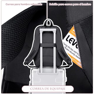 Foto 5 | Foto 5 | Mochila Para Portátil Chantria Cb00633 Para Mujer Negra - Venta Internacional.