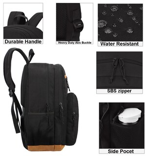 Foto 4 | Foto 4 | Mochila De Viaje Keofid Classic Para Equipaje De Mano Con Puerto Usb De 19 Pulgadas  Color Negro - Venta Internacional.