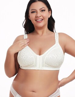 Foto 2 | Foto 2 | Sujetador Minimizer Wingslove Cierre Frontal Cobertura Total Color Marfil - Venta Internacional.