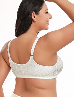 Foto 3 | Foto 3 | Sujetador Minimizer Wingslove Cierre Frontal Cobertura Total Color Marfil - Venta Internacional.