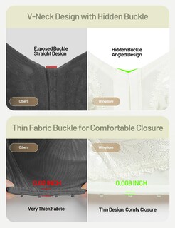 Foto 5 | Foto 5 | Sujetador Minimizer Wingslove Cierre Frontal Cobertura Total Color Marfil - Venta Internacional.