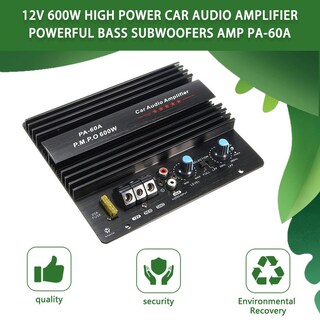 Foto 4 | Foto 4 | Amplificador De Audio Para Coche De 12 V 600 W De Alta Potencia Con Subwoofer De Graves - Venta Internacional.