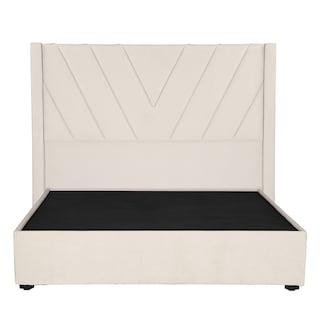 Foto 2 | Foto 2 | Cabecera Dicasa Aurora Crema King Size + Base Cama Dicasa