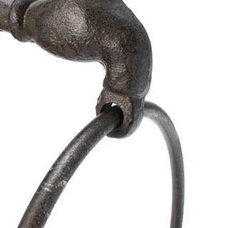 Foto 4 | Foto 4 | Anillo Para Colgar Toallas Hierro Y Bronce Diseño De Pájaros 23 Cm - Venta Internacional.