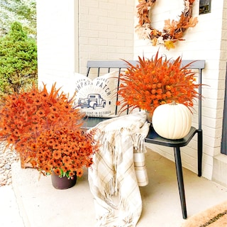 Foto 6 | Foto 6 | Flores Artificiales De Otoño Y Exterior Agusbagli 40 Racimos - Venta Internacional.